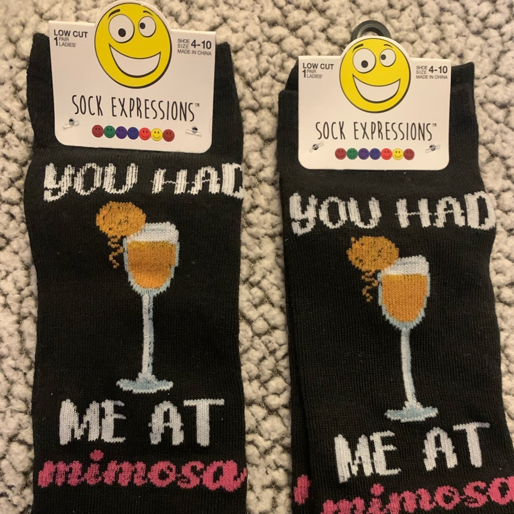 NEW- 2 PAIRS OF SOCKS FROM SOCK EXPRESSIONS